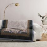 Bassetti Plaid TUSCANIA G1 grigio | 135x190 cm