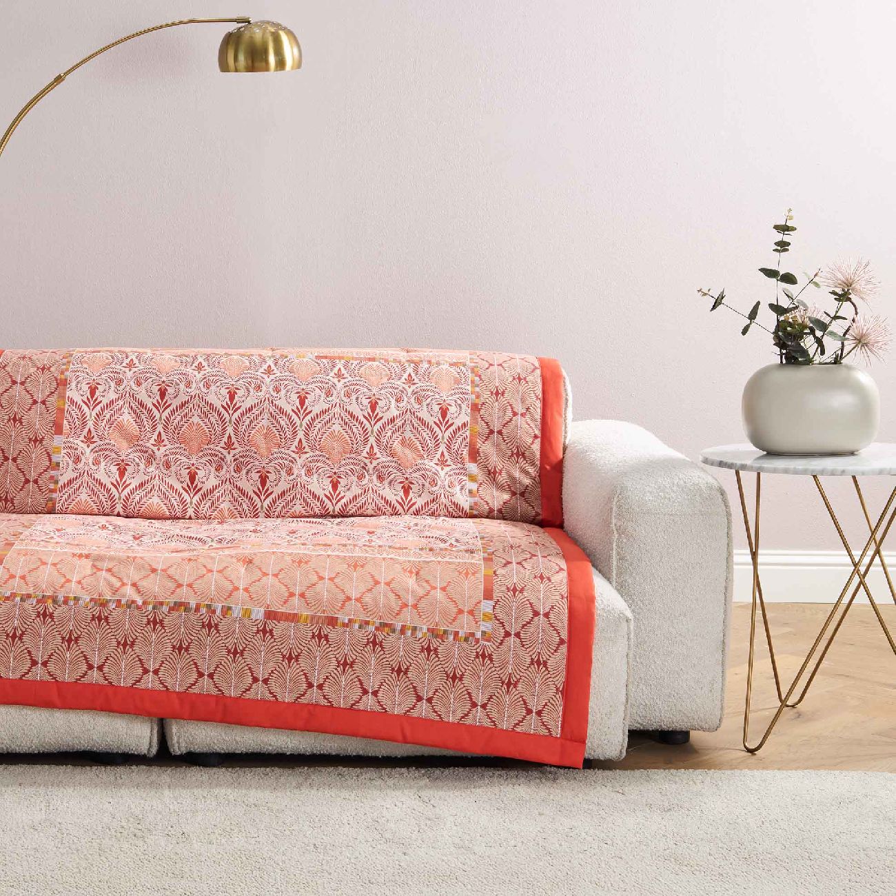 A-PLD Nairobi R1 Bassetti Plaid NAIROBI R1 terrakotta-rot – Bild 1