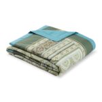Bassetti Plaid HANBURY v1 grün | 135x190 cm – Bild 3