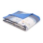 Bassetti Plaid HANAMI G1 grigio | 135x190 cm – Bild 2