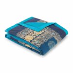 Bassetti Plaid PALLAVICINO B1 blau-petrol – Bild 2