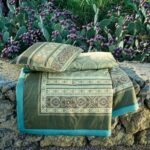 Bassetti Plaid HANBURY v1 grün | 135x190 cm