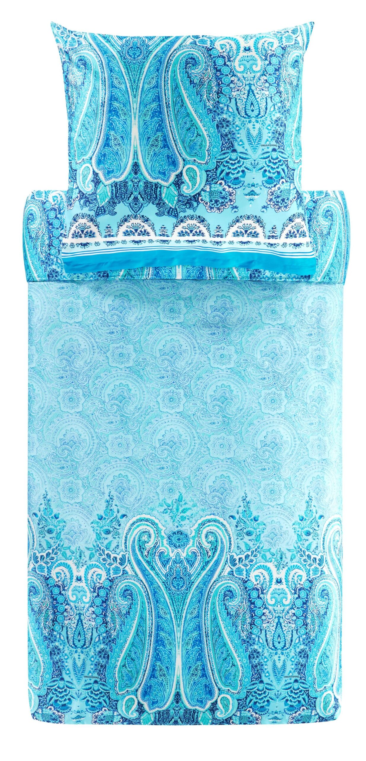 F-BW Mergellina B1 Bassetti Bettwäsche MERGELLINA B1 meeresblau – Bild 1