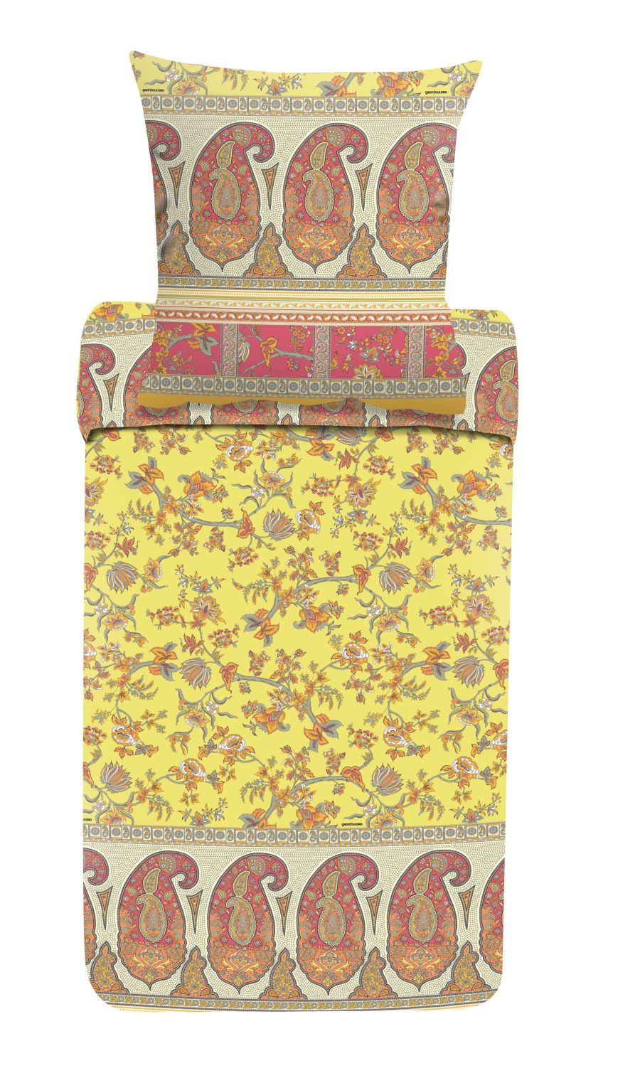 giallo 9323460_0 Bassetti Bettwäsche GENOVA Y1 gold-gelb – Bild 1