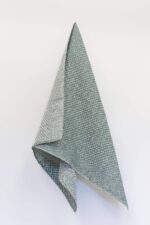 Geschirrtuch RAUTE | 504/80 grün - 100% Leinen