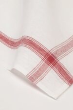 Gläsertuch BORDE | 601/30 rot - 100% Leinen – Bild 2