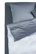 Interlock-Jersey UNI-Doubleface anthrazit-silber – Bild 2