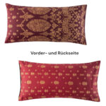 Bassetti Kissenbezüge GOLD DECOR R1 weinrot