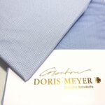 Doris Meyer - FISCHGRÄTE / HAHNENTRITT hellblau – Bild 3