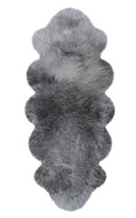 Australisches Premium Doppel-Lammfell AUSSIE - grau – Bild 2