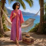 Kimono | DOLCEACQUA P1 fuchsia – Bild 2