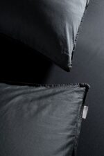 Baumwoll-Satin Bettwäsche | MINTE anthrazite – Bild 2