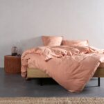 Baumwoll-Satin Bettwäsche | MINTE bright terra