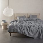Baumwoll-Satin Bettwäsche | MINTE global grey