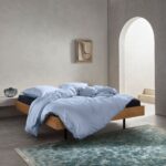 Baumwoll-Satin Bettwäsche | MINTE iceblue