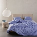 Baumwoll-Satin Bettwäsche | MINTE lavender blue
