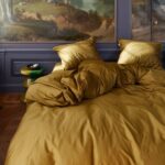 Baumwoll-Satin Bettwäsche | MINTE olive