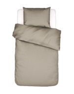 Baumwoll-Satin Bettwäsche | MINTE taupe – Bild 3